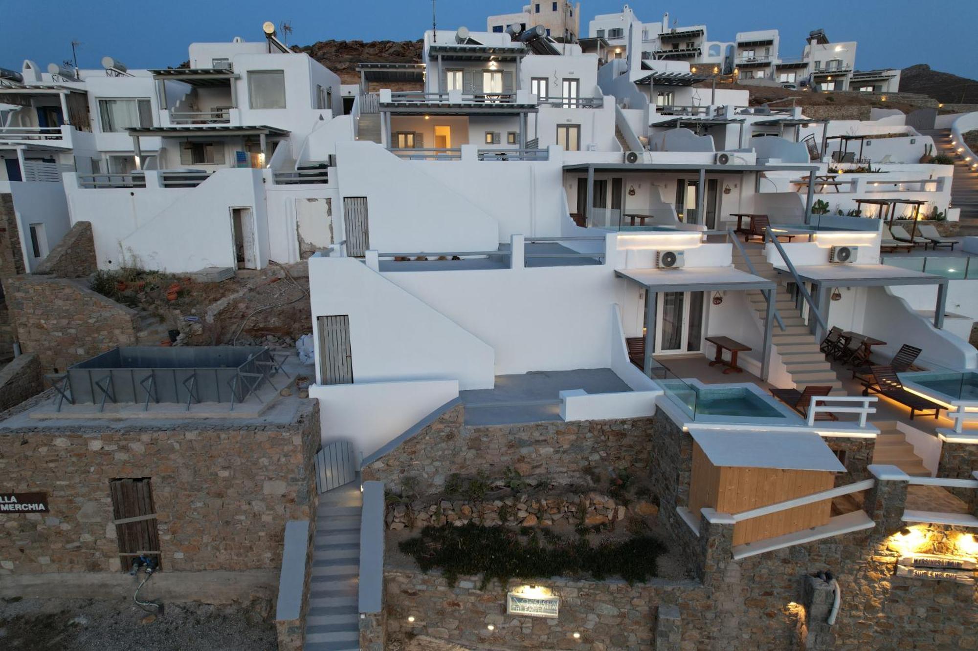 Merchia Bay Villas Mykonos Merchia Beach Exteriör bild