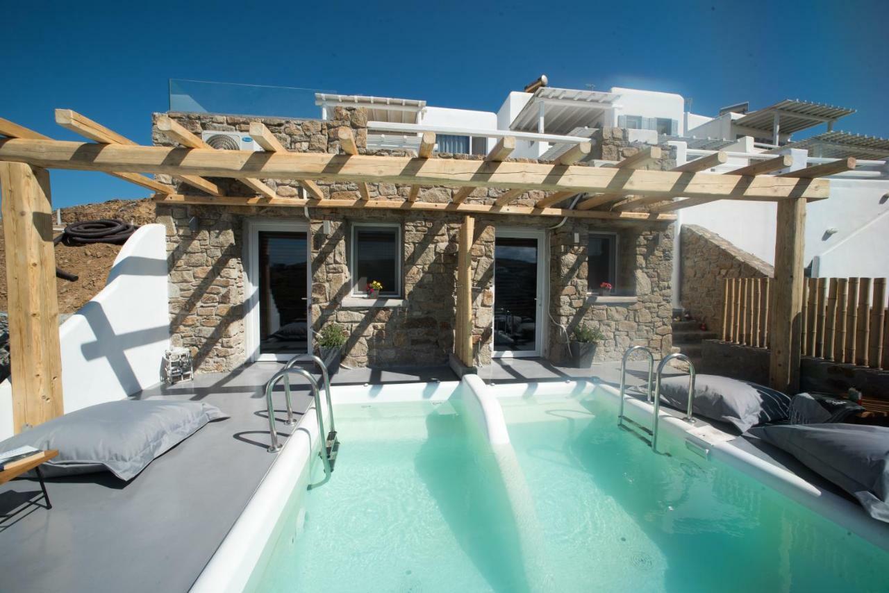 Merchia Bay Villas Mykonos Merchia Beach Exteriör bild